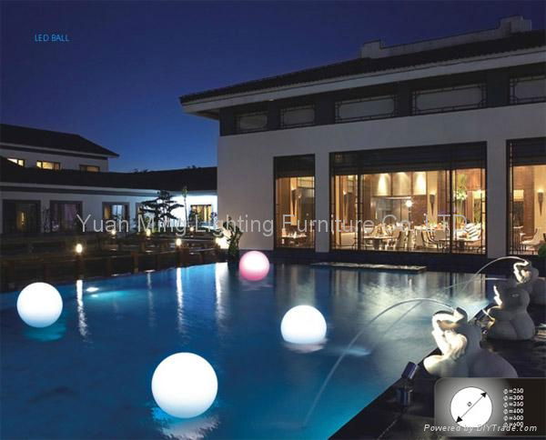 LED swimming pool ball 2