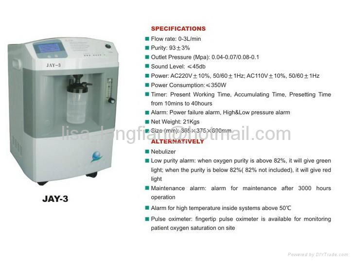 JAY3 oxygen concentrator 2