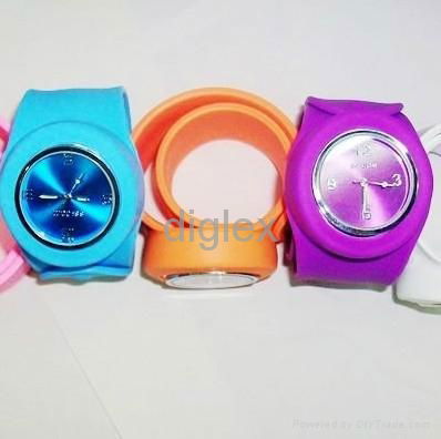 Fashion wrist sports silicone watch anion silicone watch/Negative Ion watch  5