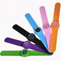 Colorful Slap watch Silicone watch wrist watch/pointer wrist watch/fashion watch