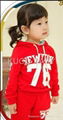 Letter Sporty Hoody Set!2012 Autumn New Baby Suits Free Shipping 5sets/lot Boys  2