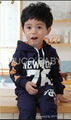 Letter Sporty Hoody Set!2012 Autumn New Baby Suits Free Shipping 5sets/lot Boys  4