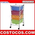 Multi-Color X-Frame 3-Drawer Trolley (COSTOCOS) 2