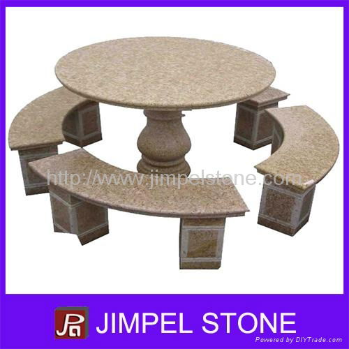 Natural Stone Garden Tables and Benches 5