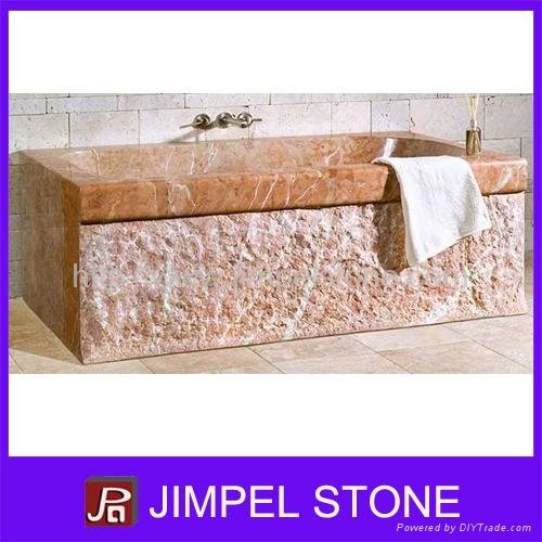 Natural Stone Bathtub and Surround 3