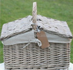 wicker picnic basket