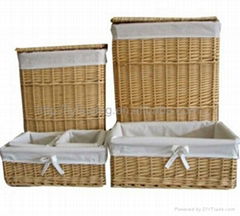 wicker laundry basket