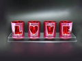 Love Glass Candle Holder 1