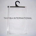 Clear pvc packing bag with zipper closer 1