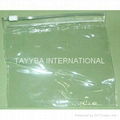 Clear pvc packing bag with zipper closer 2