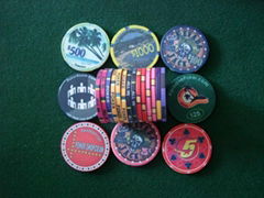 Ceramic poker  chip