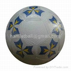 rubber soccer ball