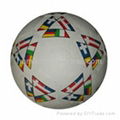 rubber soccer ball