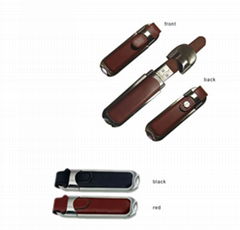 USB 2.0 Leather Flash Disk