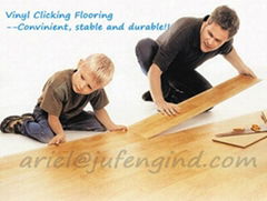 Vinyl Flooring with Click System (Vinyl Clicking Flooring)