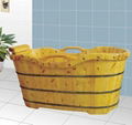 木質浴缸
