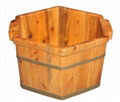 wooden foot basin 1