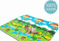 Two sides educational children mat