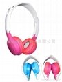 folding new colorful series headphone