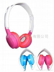 folding new colorful series headphone