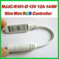 NEW Slim Mini RGB LED Controller 12V 144W  2