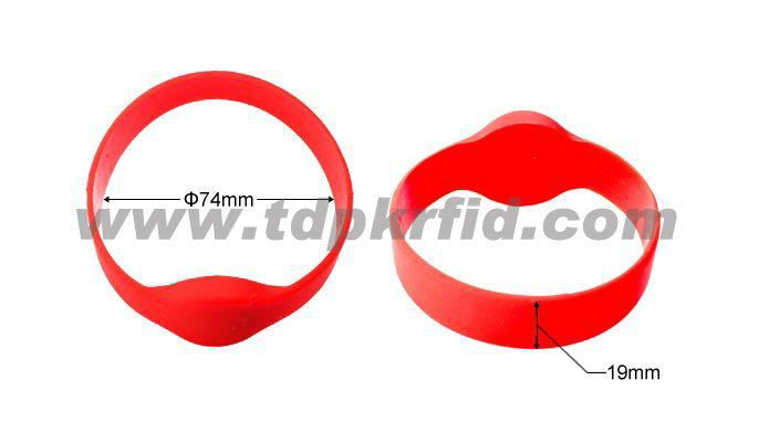 ISO RFID wristband made of silicone 2