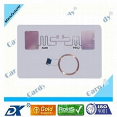 RFID combi card Alien9662 +M1 Smart Card With Multi-Function