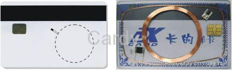 RFID combi card Alien9662 +M1 Smart Card With Multi-Function 3