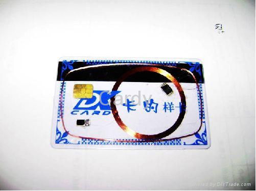 RFID combi card Alien9662 +M1 Smart Card With Multi-Function 4