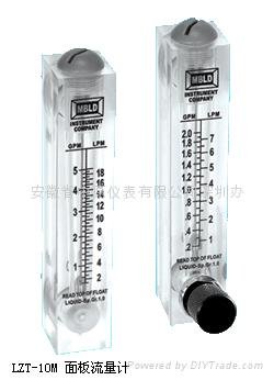 Variable-area flowmeter with organic glass 3