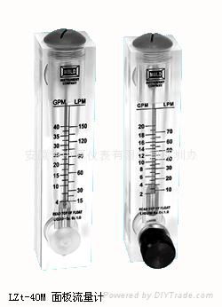 Variable-area flowmeter with organic glass 5