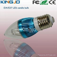 3w LED candle bulb light