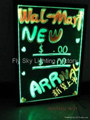 Flashing LED Writing board; LED Advertising Board(40*60cm) for sales promotion