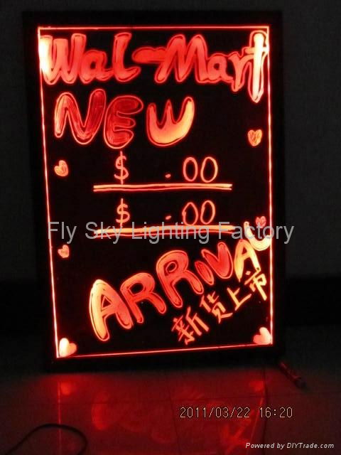 Flashing LED Writing board; LED Advertising Board(40*60cm) for sales promotion 2