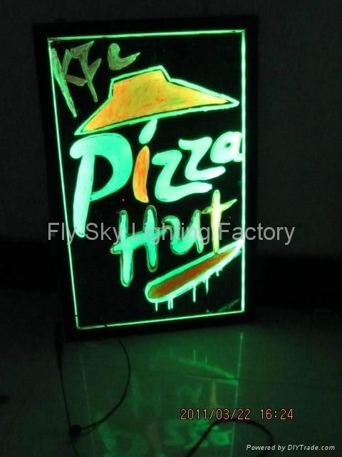 Flashing LED Writing board; LED Advertising Board(60*80cm) for sales promotion 2