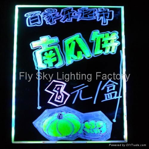 Flashing LED Writing board; LED Advertising Board(50*70cm) for sales promotion