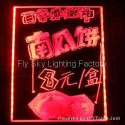 Flashing LED Writing board; LED Advertising Board(50*70cm) for sales promotion 3