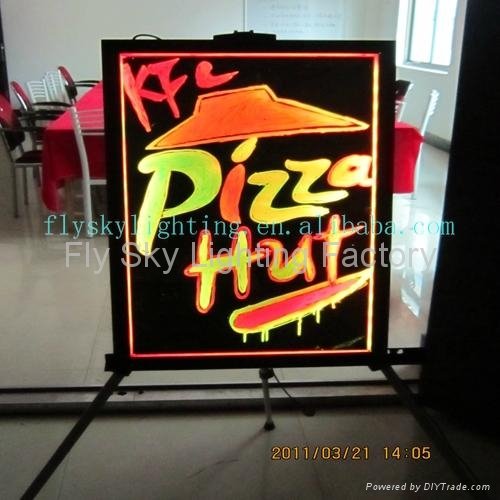 Flashing LED Writing board; LED Advertising Board(50*70cm) for sales promotion 4
