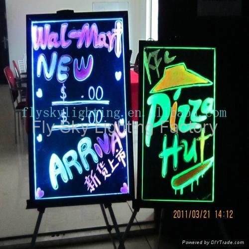 Flashing LED Writing board; LED Advertising Board(50*70cm) for sales promotion 5