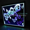 Flashing LED Advertising Board(40*60cm) Aluminum alloy frame for sales promotion 1