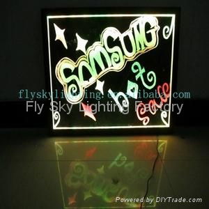 Flashing LED Advertising Board(40*60cm) Aluminum alloy frame for sales promotion 2