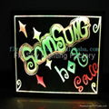 Flashing LED Advertising Board(40*60cm) Aluminum alloy frame for sales promotion 3