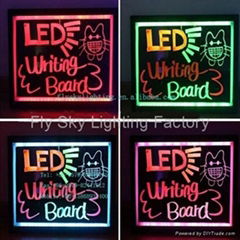 Flashing LED Advertising Board(30*40cm) Aluminum alloy frame for sales promotion