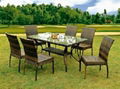 outdoor  garden wicker tables and chairs furniture 1