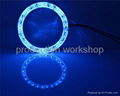 Angel Eye Headlight LED Angel Eye Halo Ring Blue super bright for 80mm(3.14inch) 2