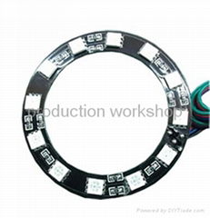 RGB Angel Eye Headlight set LED Angel Eye Halo Ring for 60mm(2.4inch)