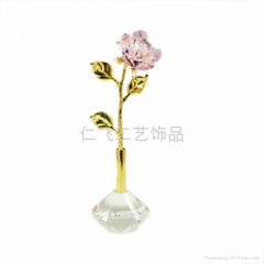 水晶金属花杆工艺礼品礼品