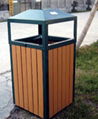 Wood-Plastic Composites Trash Can(Made in China)