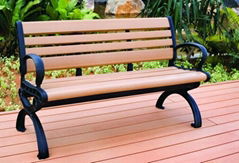 Waterproof  WPC Garden Benches From