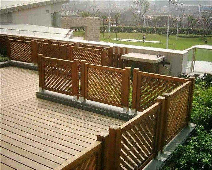 WPC Fence and Railing For Park Facilities(Garden Decoration) 3